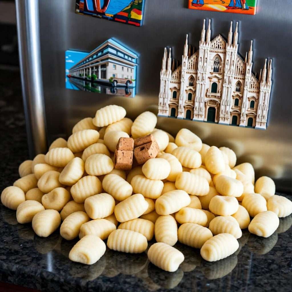 Gnocchi pile-up disaster.