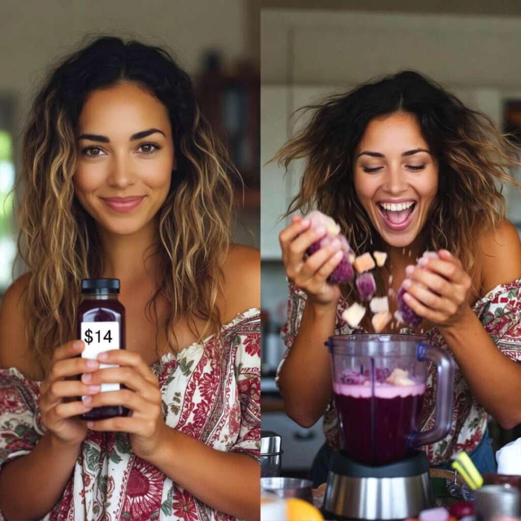 From $14 juice girl to chaotic blender goblin.